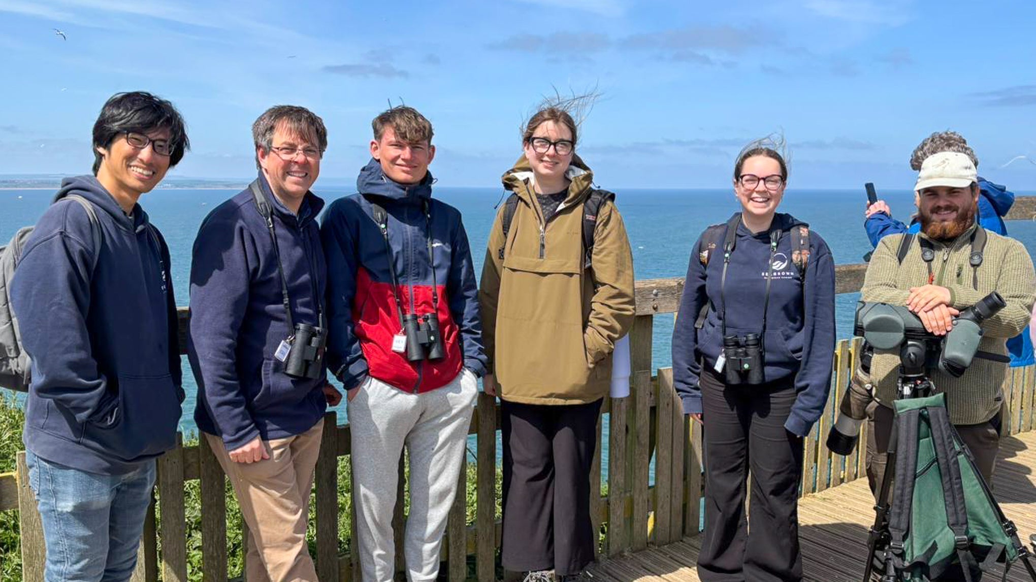 Honing Our Skills: SeaGrown Science Team's Seabird Training at RSPB Bempton Cliffs